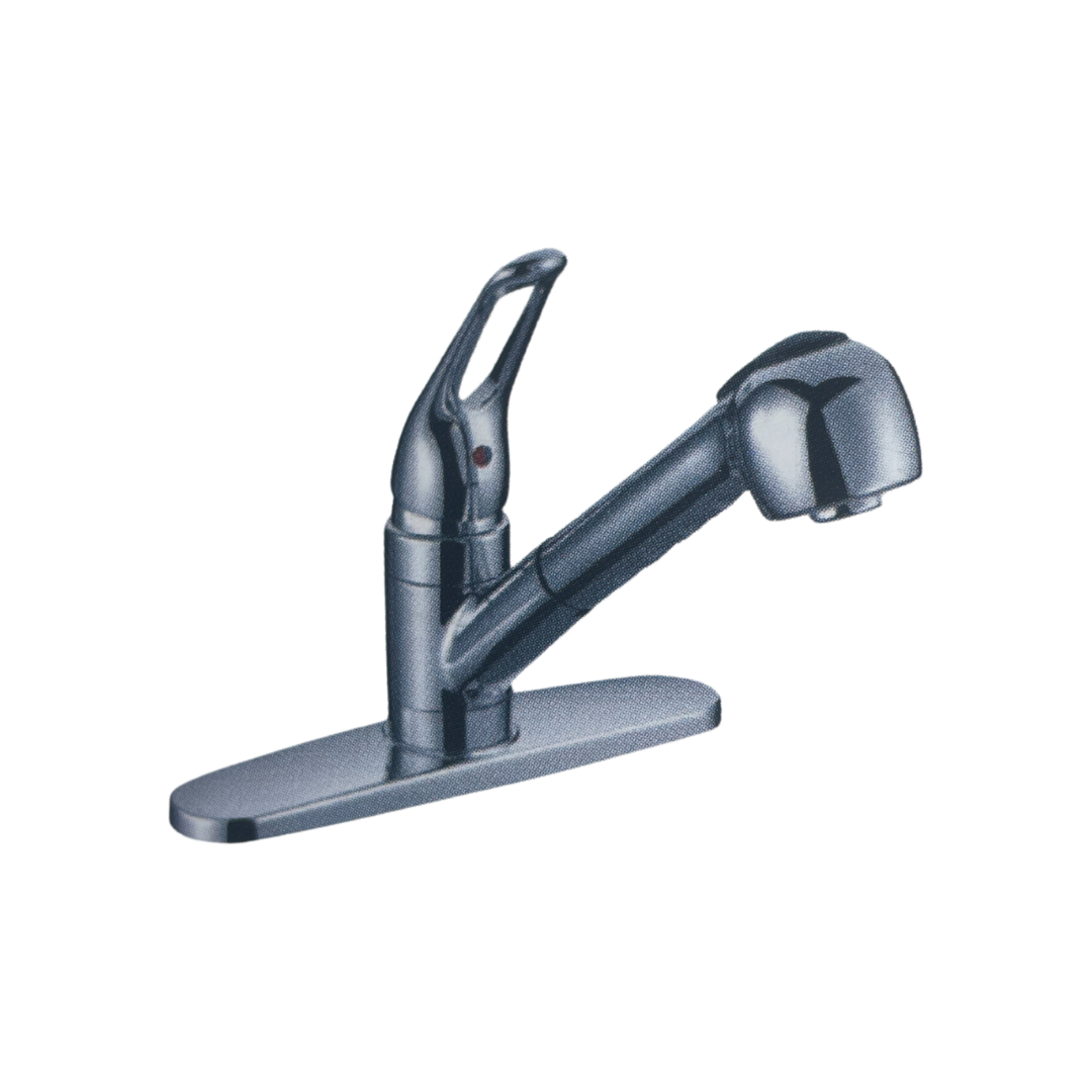 Chrome Loop Handle Pull out Faucet | 51-0037CF